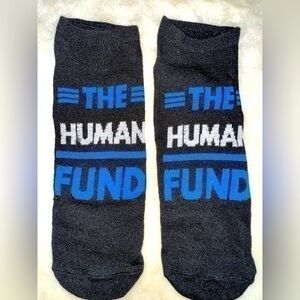 3/$25 Seinfeld The Human Fund TV Series Holiday Xmas Christmas Socks